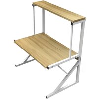 Haloyo - Küchenregal, Standregal Mikrowellenregal mit 2 Ablagen, Industrie-Design, für Mikrowelle, Kochutensilien, Gewürze 655430cm Holzfarbe Haloyo - Küchenregal, Standregal Mikrowellenregal mit 2 Ablagen, Industrie-Design, für Mikrowelle, Kochutensilien, Gewürze 655430cm Holzfarbe von HALOYO