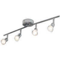 Haloyo - led Deckenleuchte Wohnzimmer Edelstahl Lampe Decken-Spot schwenkbar 4-flammig von HALOYO