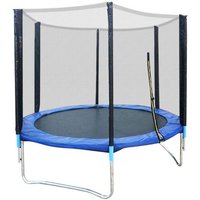 Trampolin Gartentrampolin Kindertrampolin Outdoor Trampolin Komplettset Sicherheitsnetz Blau von HALOYO