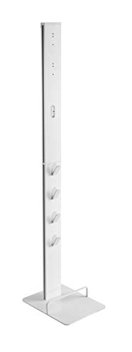 HALTERUNGSPROFI Staubsaugerständer für Dyson Weiss Aluminium Ständer Staubsauger Gen5detect V15 V12 V11 V10 V8 V6 V7 DVC-SST-01W von HALTERUNGSPROFI