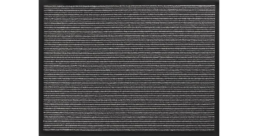 Fußmatte Fußmatte gestreift anthrazit Polypropylen L600xB800xS5mm, HAMAT von HAMAT