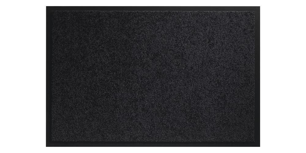 Fußmatte Fußmatte waschbar schwarz Polyamid L600xB900xS8mm, HAMAT von HAMAT