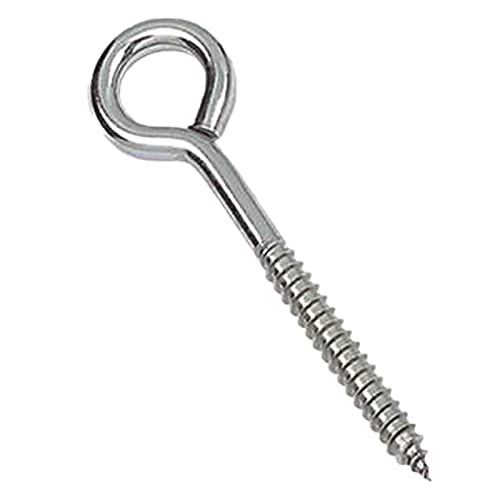 10 Stück Ösenschraube mit Holzgewinde 6x62mm 10 Stück Ösenschraube mit Holzgewinde 6x62mm von HAMBURGER TAUWERK-FABRIK EST. 1901