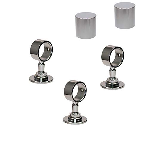 HAMBURGER TAUWERK-FABRIK EST. 1901 2 Endkappen und 3 Seilträger Classic Line Edelstahl poliert für 30mm Handlaufseil HAMBURGER TAUWERK-FABRIK EST. 1901 2 Endkappen und 3 Seilträger Classic Line Edelstahl poliert für 30mm Handlaufseil von HAMBURGER TAUWERK-FABRIK EST. 1901