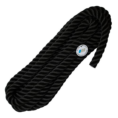 Handlaufseil/Absperrseile - 30mm -Soft Touch - 4fach geschlagen Farbe: schwarz - 8 Meter Handlaufseil/Absperrseile - 30mm -Soft Touch - 4fach geschlagen Farbe: schwarz - 8 Meter von HAMBURGER TAUWERK-FABRIK EST. 1901