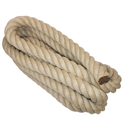Handlaufseil/Absperrseile - Nature Touch, 30mm Durchmesser – Naturfarben - 16 Meter Handlaufseil/Absperrseile - Nature Touch, 30mm Durchmesser – Naturfarben - 16 Meter von HAMBURGER TAUWERK-FABRIK EST. 1901