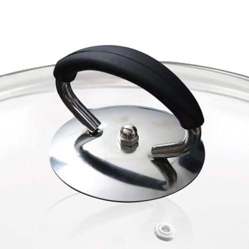 Topfdeckelgriff, Topfdeckelknopf - Hitzebeständiger Haltegriff,Verbrühungshemmender Griff für Topfdeckel mit 5 mm bis 12 mm Öffnung, Küchen-Kochgeschirr-Zubehör von HAMIL