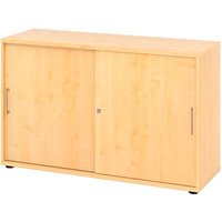 HAMMERBACHER Schiebetürenschrank 1752S, V1752S/3/3/BS ahorn 1 Fachboden 120,0 x 40,0 x 74,8 cm von HAMMERBACHER