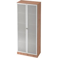 HAMMERBACHER 6100G SG Vitrine nussbaum 4 Fachböden von HAMMERBACHER