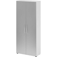 HAMMERBACHER Aktenschrank 4100, V4100/W/S/BM weiß, silber 4 Fachböden 80,0 x 34,6 x 188,0 cm HAMMERBACHER Aktenschrank 4100, V4100/W/S/BM weiß, silber 4 Fachböden 80,0 x 34,6 x 188,0 cm von HAMMERBACHER