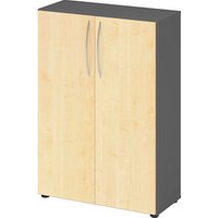 HAMMERBACHER Aktenschrank 4550, V4550/G/3/BM grafit, ahorn 2 Fachböden 80,0 x 34,6 x 114,4 cm HAMMERBACHER Aktenschrank 4550, V4550/G/3/BM grafit, ahorn 2 Fachböden 80,0 x 34,6 x 114,4 cm von HAMMERBACHER