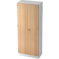 HAMMERBACHER Aktenschrank 6100, V6100/W/E/SG eiche, weiß 4 Fachböden 80,0 x 42,0 x 200,4 cm HAMMERBACHER Aktenschrank 6100, V6100/W/E/SG eiche, weiß 4 Fachböden 80,0 x 42,0 x 200,4 cm von HAMMERBACHER