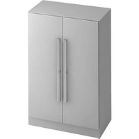 HAMMERBACHER Aktenschrank 7550 NU, V7550/5/5/NU lichtgrau 2 Fachböden 80,0 x 42,0 x 127,0 cm von HAMMERBACHER