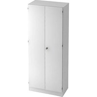 HAMMERBACHER Aktenschrank Gradeo, V6100/W/W/SG weiß 4 Fachböden 80,0 x 42,0 x 200,4 cm von HAMMERBACHER