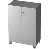 HAMMERBACHER Aktenschrank Profi, V238T3RA/G/5/SG graphit, grau 2 Fachböden 80,0 x 42,0 x 117,2 cm von HAMMERBACHER