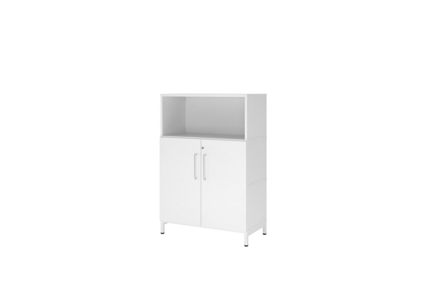 HAMMERBACHER Aktenschrank Regal FlexWall Türen 3OH Sockel weiß/weiß HAMMERBACHER Aktenschrank Regal FlexWall Türen 3OH Sockel weiß/weiß von HAMMERBACHER
