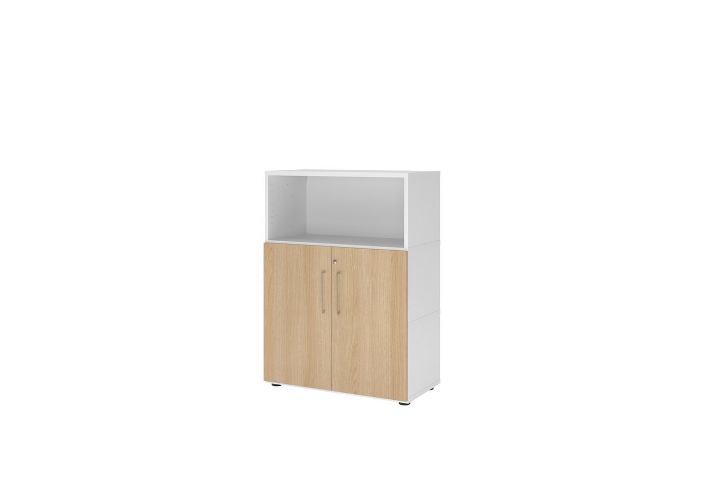 HAMMERBACHER Aktenschrank Regal FlexWall Türen 3OH weiß/eiche HAMMERBACHER Aktenschrank Regal FlexWall Türen 3OH weiß/eiche von HAMMERBACHER