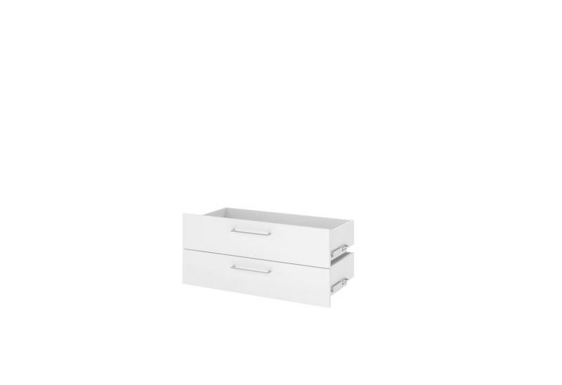 HAMMERBACHER Aktenschrank Schublade FlexWall 80cm 2x0,5OH weiß von HAMMERBACHER