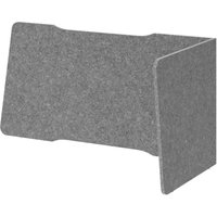 HAMMERBACHER Akustik-Tischtrennwand, grau 127,5/120 x 60,5 cm von HAMMERBACHER