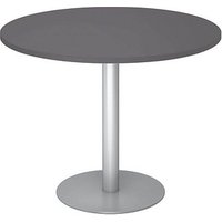 HAMMERBACHER Bistrotisch grafit 100,0 x 100,0 x 74,0 cm von HAMMERBACHER