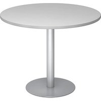 HAMMERBACHER Bistrotisch lichtgrau 100,0 x 100,0 x 74,0 cm von HAMMERBACHER