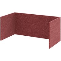 HAMMERBACHER FlexWall Akustikrückwand bordeaux 74,8 x 37,3 x 32,8 cm von HAMMERBACHER