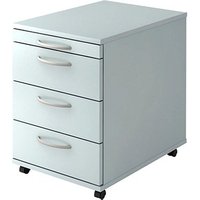 HAMMERBACHER 1606 Rollcontainer lichtgrau 4 Auszüge 42,8 x 58,0 x 59,0 cm von HAMMERBACHER
