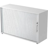 HAMMERBACHER Rollladenschrank weiß, silber 1 Fachboden 120,0 x 40,0 x 74,8 cm HAMMERBACHER Rollladenschrank weiß, silber 1 Fachboden 120,0 x 40,0 x 74,8 cm von HAMMERBACHER