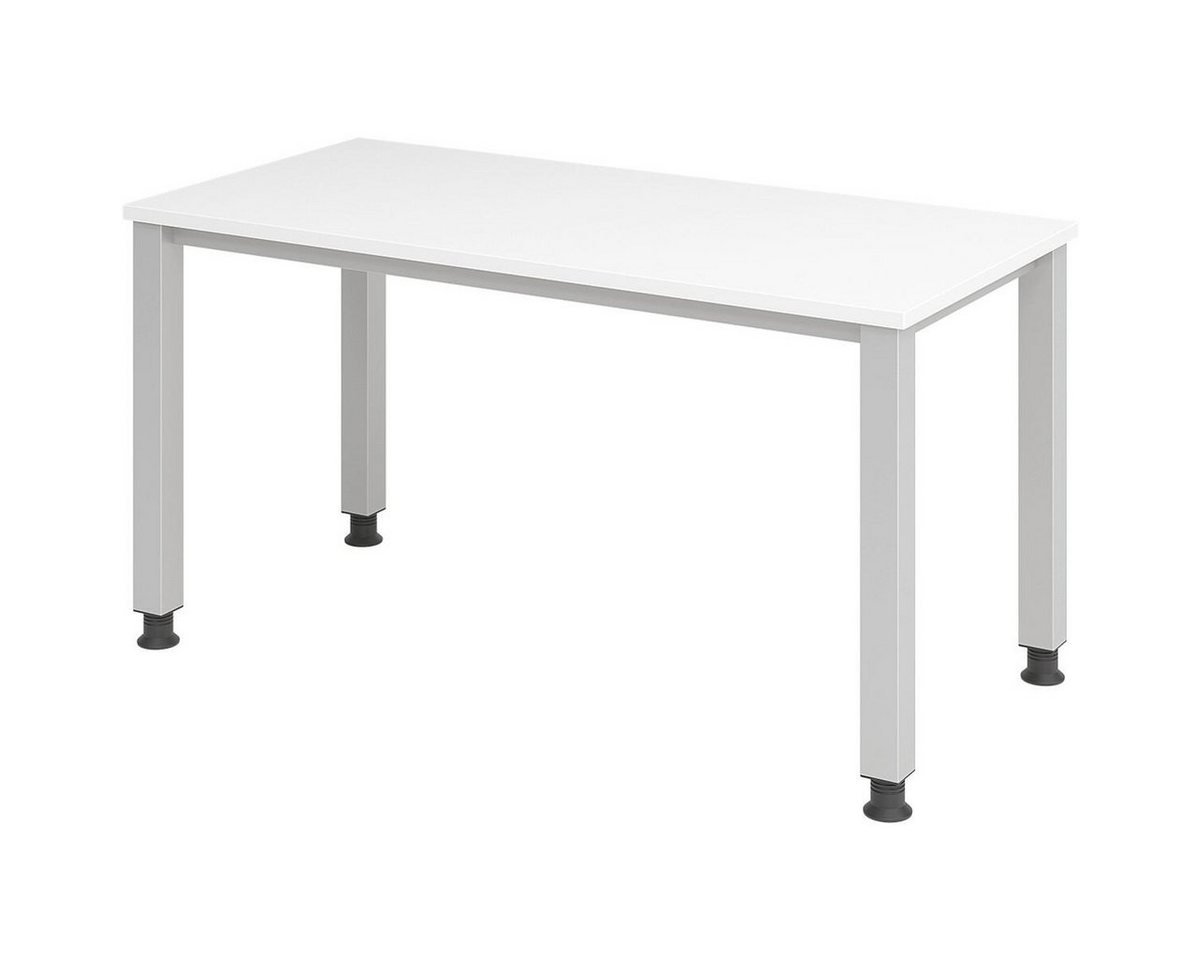 HAMMERBACHER Schreibtisch Home Office, höhenverstellbar bis 81 cm, Quadratrohr-Gestell von HAMMERBACHER