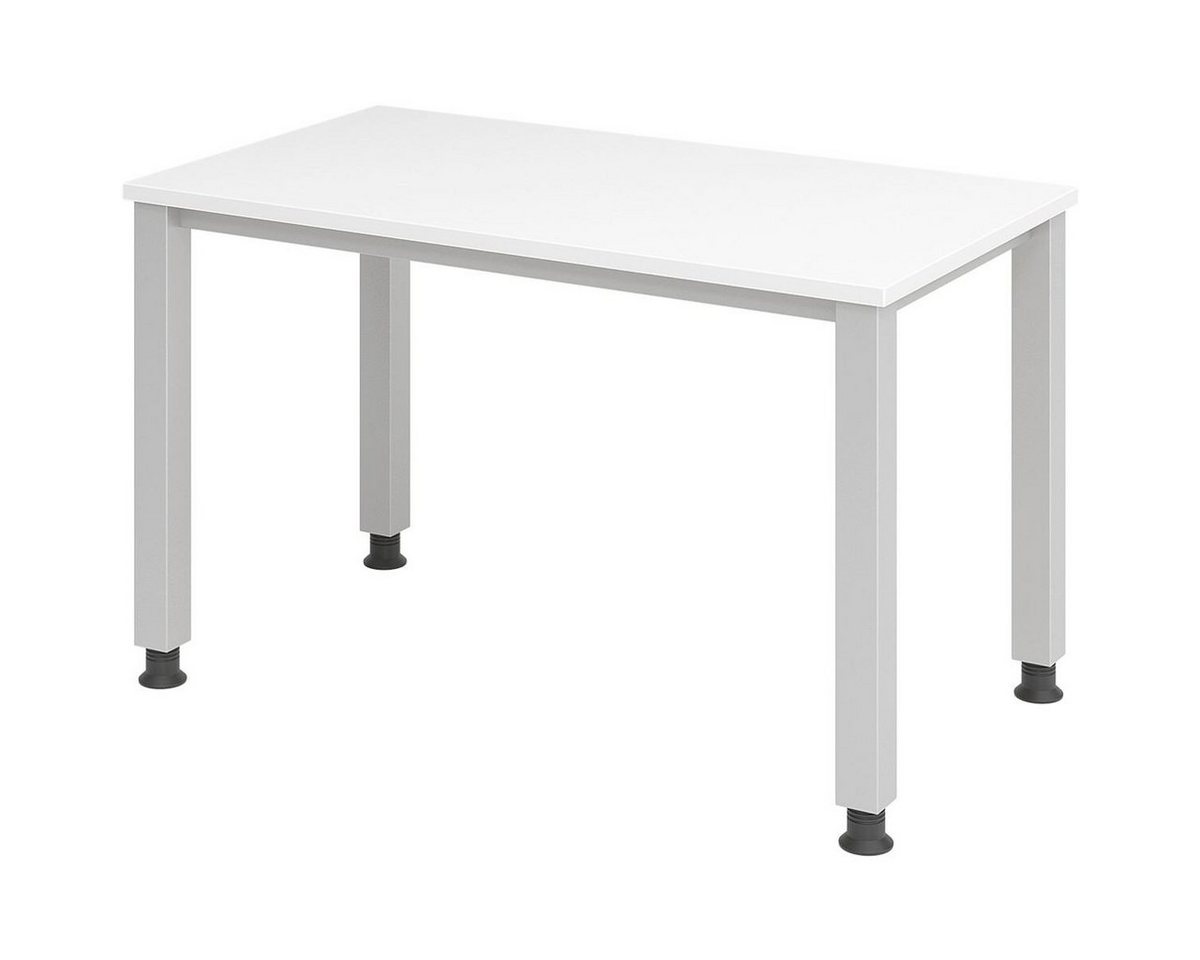 HAMMERBACHER Schreibtisch Home Office, höhenverstellbar bis 81 cm, Quadratrohr-Gestell von HAMMERBACHER