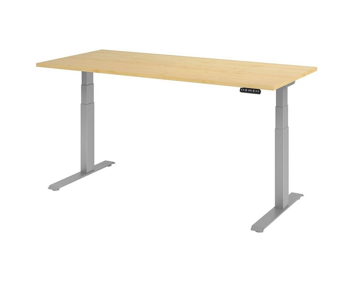 HAMMERBACHER Schreibtisch Upper Desk, rechteckig, C-Fuß, elektrisch höhenverstellbar 64-129 cm von HAMMERBACHER