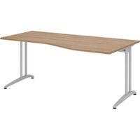 HAMMERBACHER Schreibtisch VBS18/N/S nussbaum von HAMMERBACHER