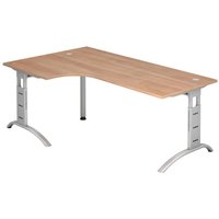 HAMMERBACHER Schreibtisch VFS82/N/S nussbaum von HAMMERBACHER
