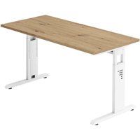 HAMMERBACHER Schreibtisch VOS614/R/W Asteiche von HAMMERBACHER