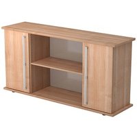 HAMMERBACHER Sideboard Akandia, VSB2T/N/N/NU nussbaum 166,1 x 44,8 x 84,0 cm von HAMMERBACHER