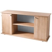 HAMMERBACHER Sideboard Prokura, VSB2T/N/N/SG nussbaum 166,1 x 44,8 x 84,0 cm von HAMMERBACHER