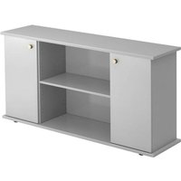 HAMMERBACHER Sideboard SB2T, VSB2T/5/5/SG lichtgrau von HAMMERBACHER