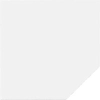 HAMMERBACHER Verbindungsplatte höhenverstellbar Savona weiß, Trapezform 120,0 x 80,0 x 65,5 - 82,5 cm von HAMMERBACHER