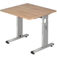 HAMMERBACHER höhenverstellbarer Schreibtisch VOS08/N/S nussbaum von HAMMERBACHER