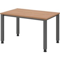 HAMMERBACHER höhenverstellbarer Schreibtisch VQS12/N/G nussbaum von HAMMERBACHER