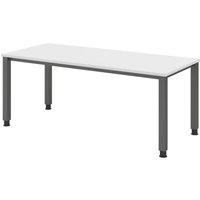HAMMERBACHER höhenverstellbarer Schreibtisch VQS19/W/G weiß von HAMMERBACHER