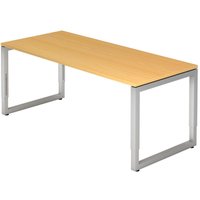HAMMERBACHER höhenverstellbarer Schreibtisch VRS19/6/S buche von HAMMERBACHER