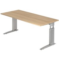 HAMMERBACHER höhenverstellbarer Schreibtisch VUS19/E/S eiche von HAMMERBACHER