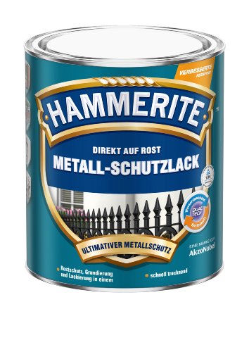HAMMERITE METALLSCHUTZLACK MATT SCHWARZ 750ML von HAMMERITE