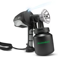 PaintBlast - professionelles Farbergebnis auf Knopfdruck - Farbsprühsystem mit 800ml Behälter - sparsame Lackierpistole mit led Licht - Innen & von HAMMERSMITH