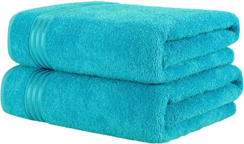 HAMMETEX Saunatuch Hammetex 2er Set extra große Saunatücher, Frottier (Packung, 2-St), 100% Baumwolle – Weich & Saugfähig – Luxuriöse Große Spa-Badetücher von HAMMETEX