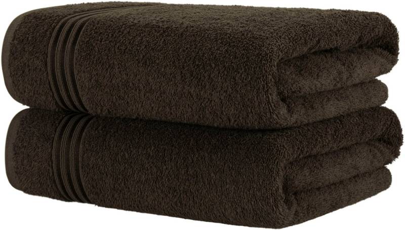 HAMMETEX Saunatuch Hammetex 2er Set extra große Saunatücher, Frottier (Packung, 2-St), 100% Baumwolle – Weich & Saugfähig – Luxuriöse Große Spa-Badetücher von HAMMETEX