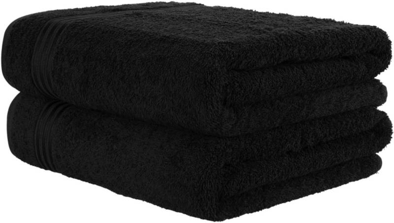 HAMMETEX Saunatuch Hammetex 2er Set extra große Saunatücher, Frottier (Packung, 2-St), 100% Baumwolle – Weich & Saugfähig – Luxuriöse Große Spa-Badetücher von HAMMETEX