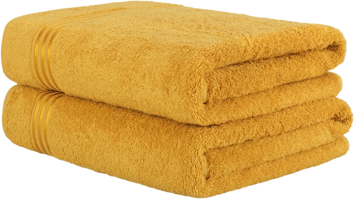 HAMMETEX Saunatuch Hammetex 2er Set extra große Saunatücher, Frottier (Packung, 2-St), 100% Baumwolle – Weich & Saugfähig – Luxuriöse Große Spa-Badetücher von HAMMETEX
