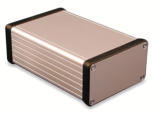 HAMMOND ELECTRONICS Profilgehäuse 1455K1201 Aluminium Aluminium 120 x 78 x 43 1 Stück von HAMMOND ELECTRONICS